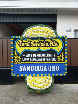 Papan Bunga Duka di Tabanan